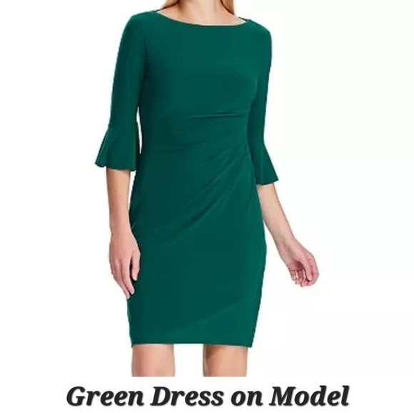 Chaps 3/4 Bell Sleeve Dress - Picture 3 of 5